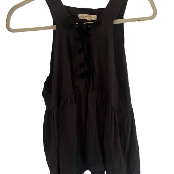 Truly Madly Deeply lace up cotton shirt non smoking small good condition - Picture 14 of 16
